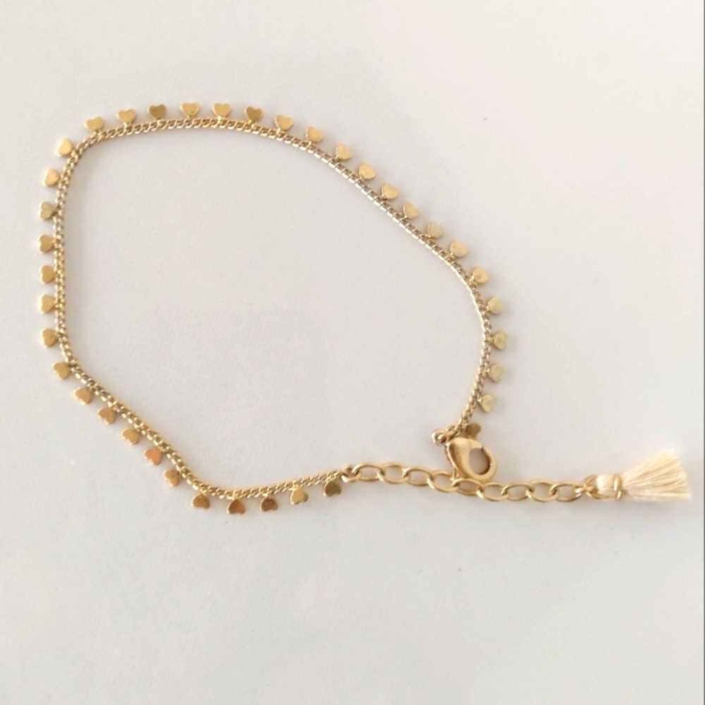Heart Dangle Bracelet